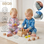 BBQB Inspired Zip-up Baby Long-Sleeve Romper