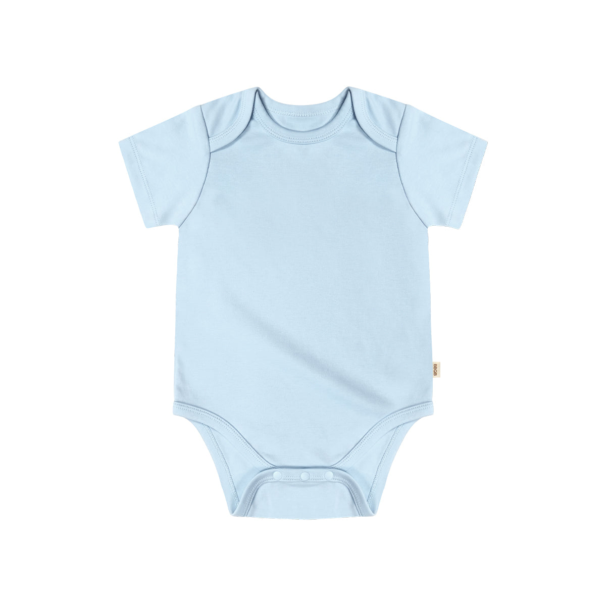 BBQB Organic Cotton Button-up Short-Sleeves Baby Bodysuit