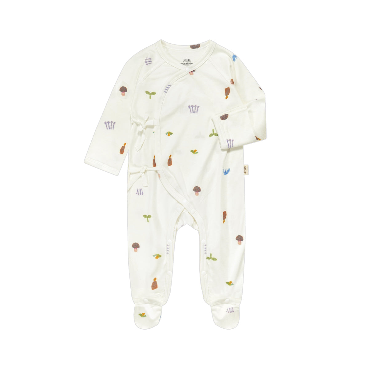 Baby Zip Footed Long-Sleeve Romper | BBQB Bamboo Care
