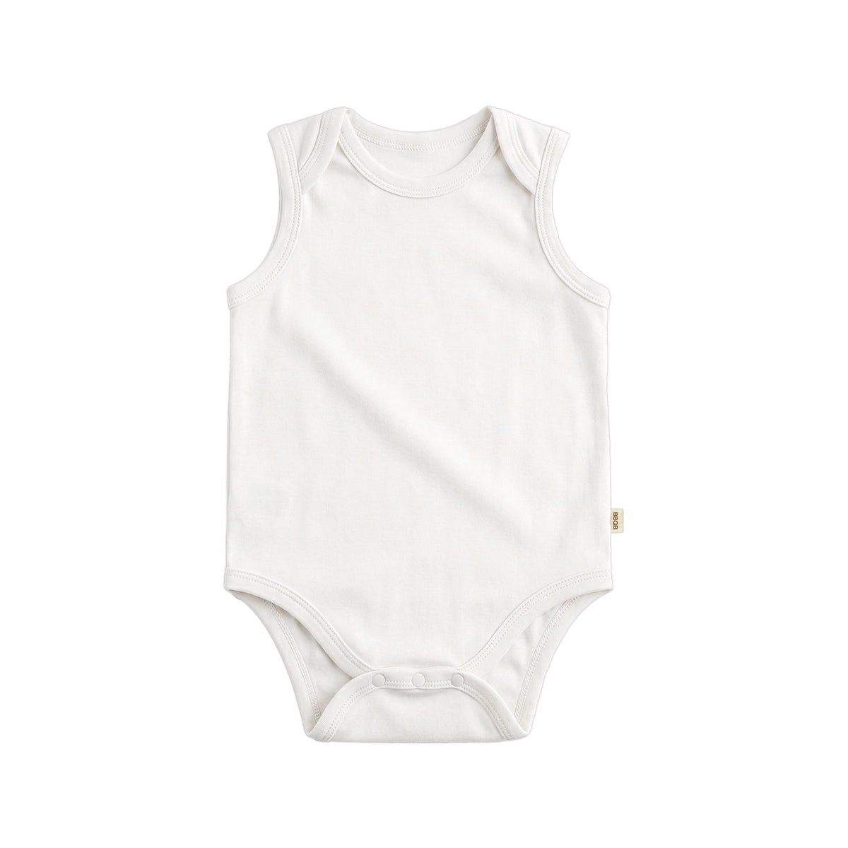 BBQB Organic Cotton Baby Button-up Tank Bodysuit
