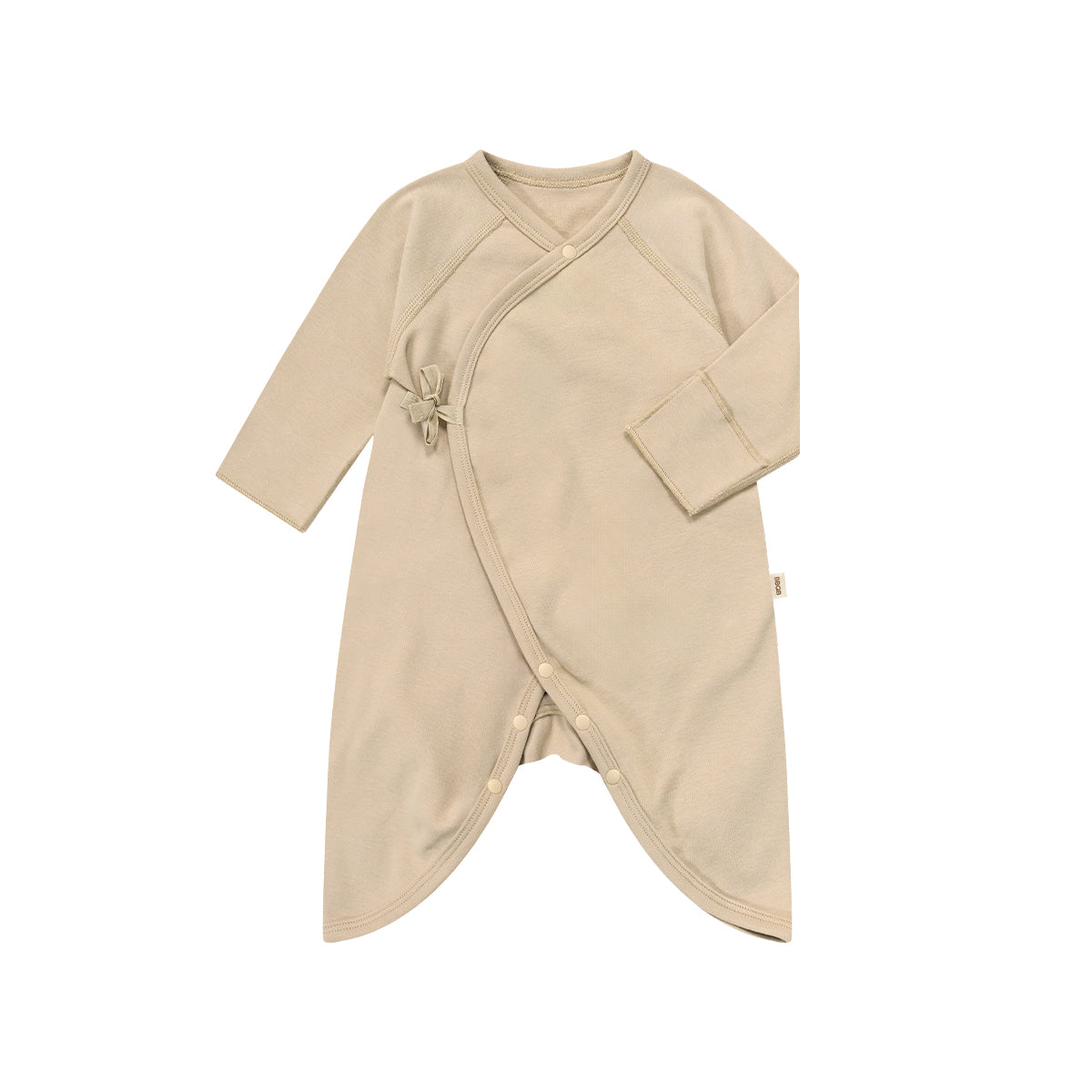 Baby Long-Sleeve Snap-Closure Romper | BBQB Organic Cotton