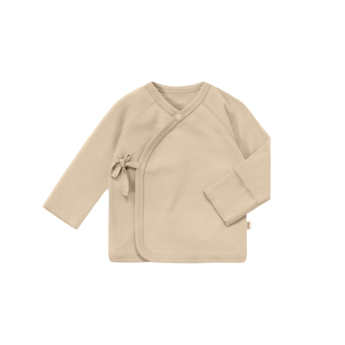 Baby Kimono Long-Sleeve Seamless Wrap-Shirt | BBQB Organic Cotton