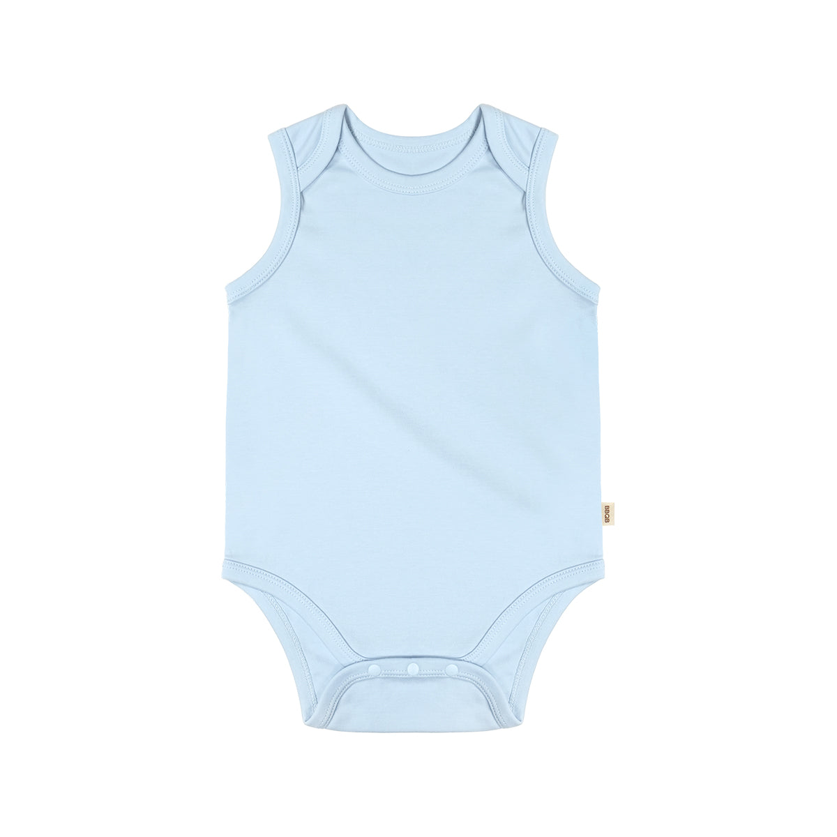 BBQB Organic Cotton Baby Button-up Tank Bodysuit