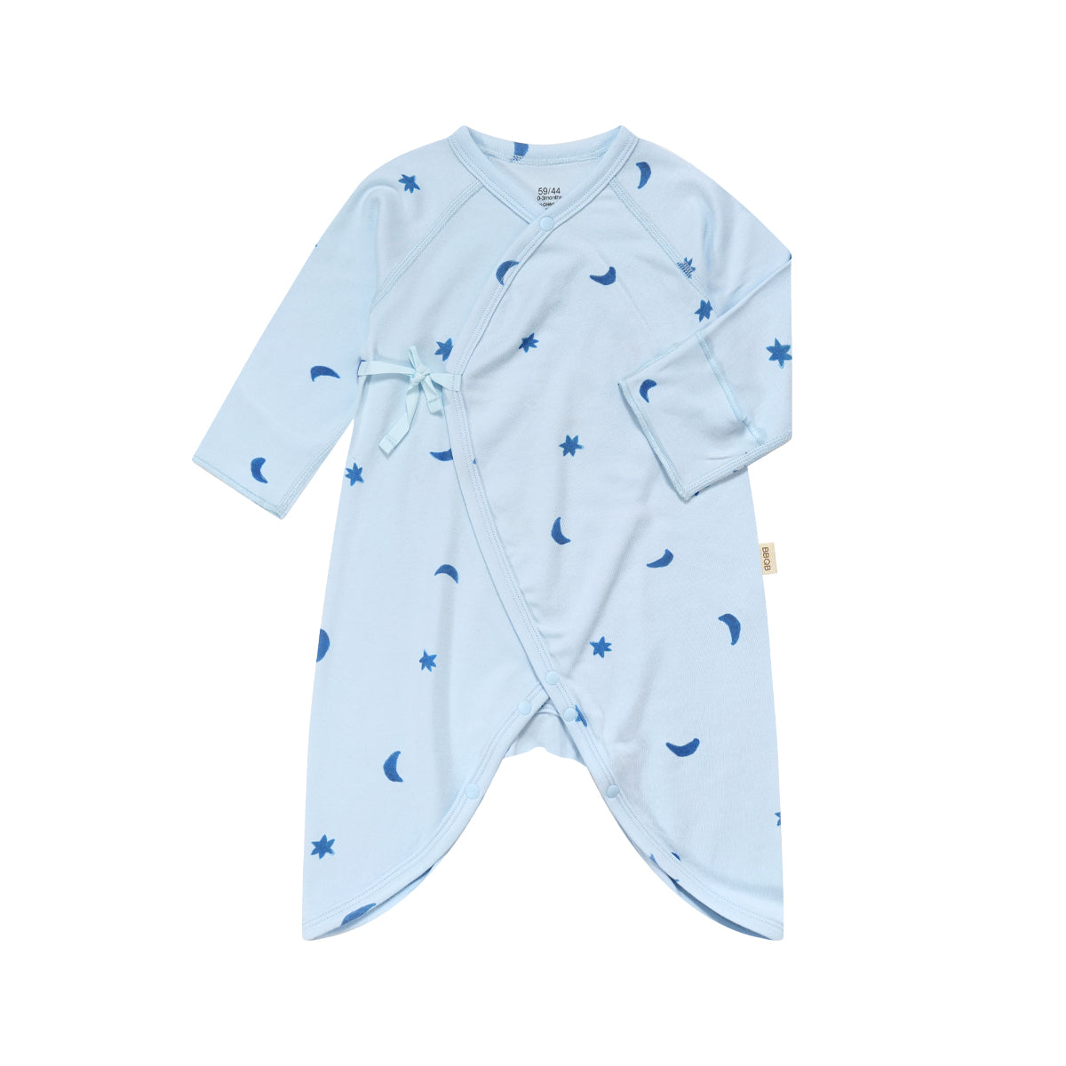 Baby Long-Sleeve Seamless Kimono Romper | BBQB Bamboo Care