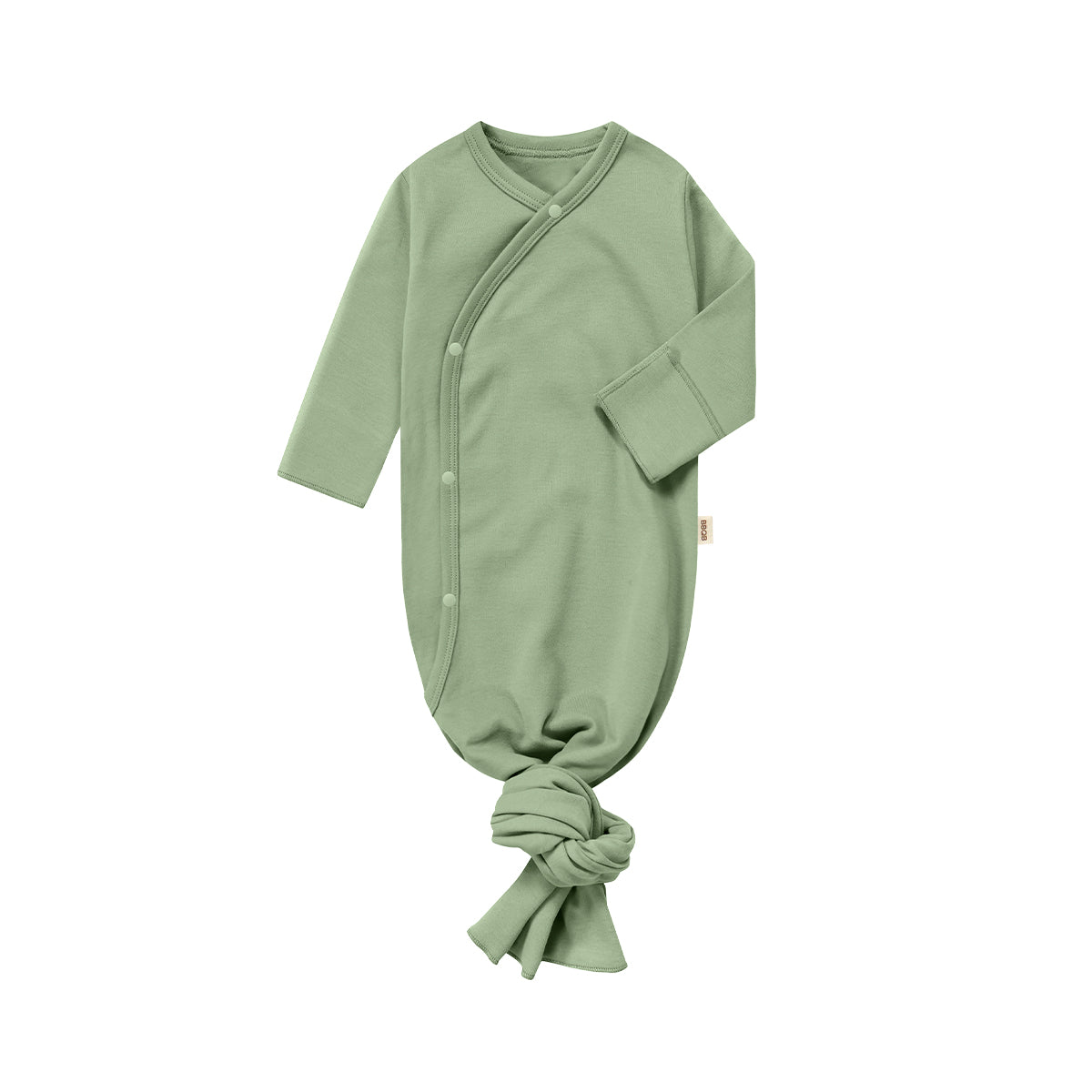 Baby Long-Sleeve Knotted Sleep Sack | BBQB Organic Cotton