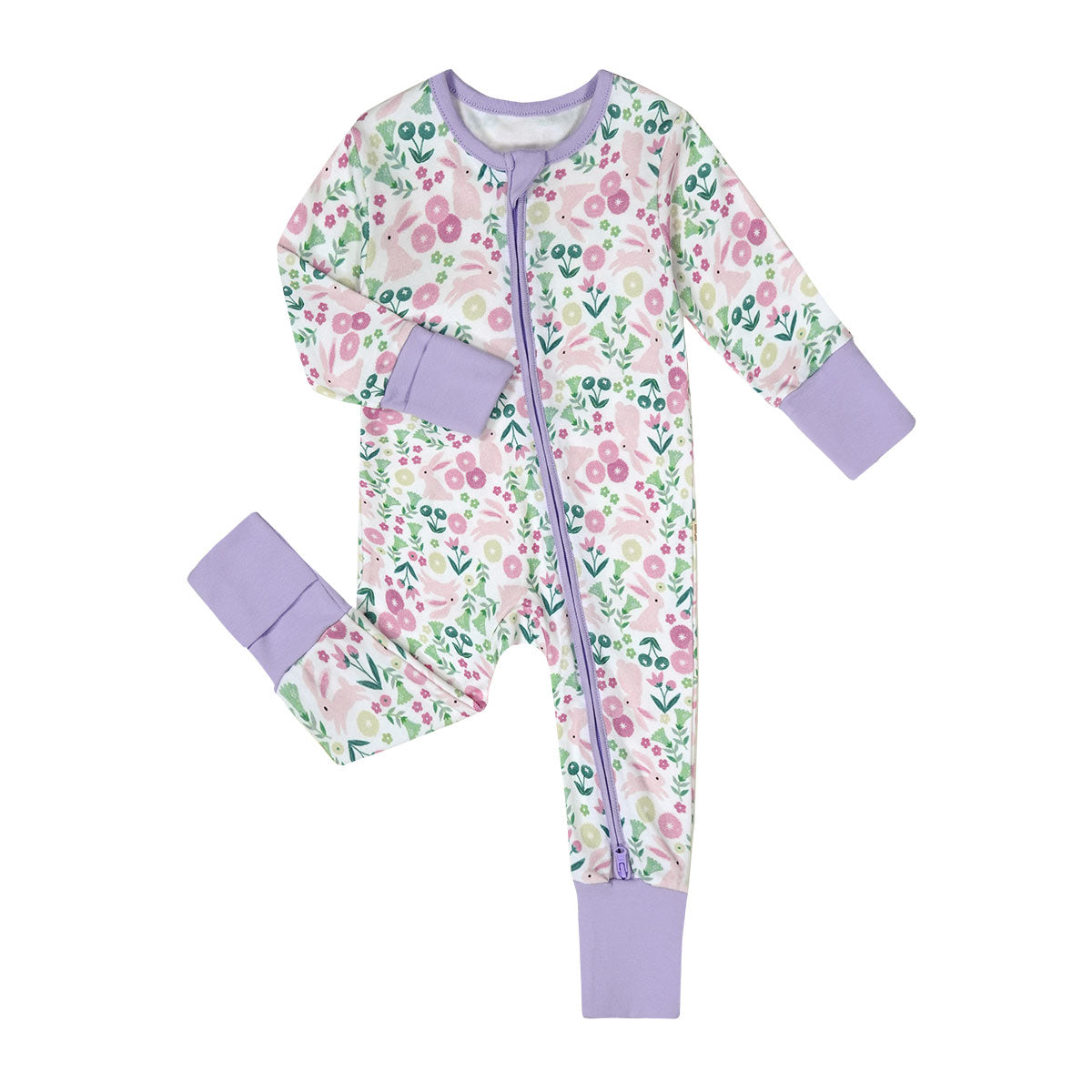BBQB Inspired Zip-up Baby Long-Sleeve Romper