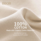 Baby Button Long-Sleeve Kimono Shirt | BBQB Organic Cotton