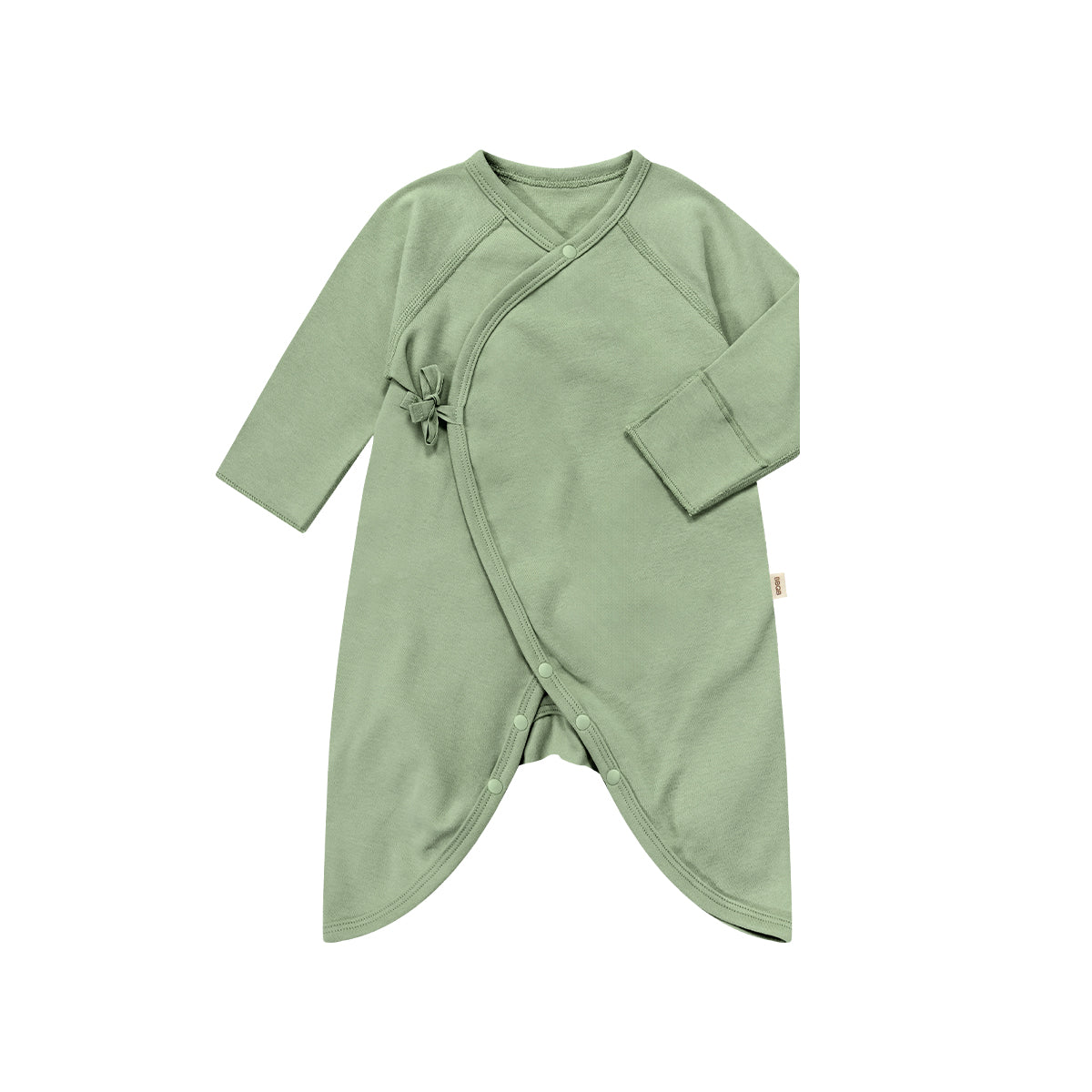 Baby Long-Sleeve Snap-Closure Romper | BBQB Organic Cotton