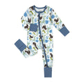 BBQB Inspired Zip-up Baby Long-Sleeve Romper
