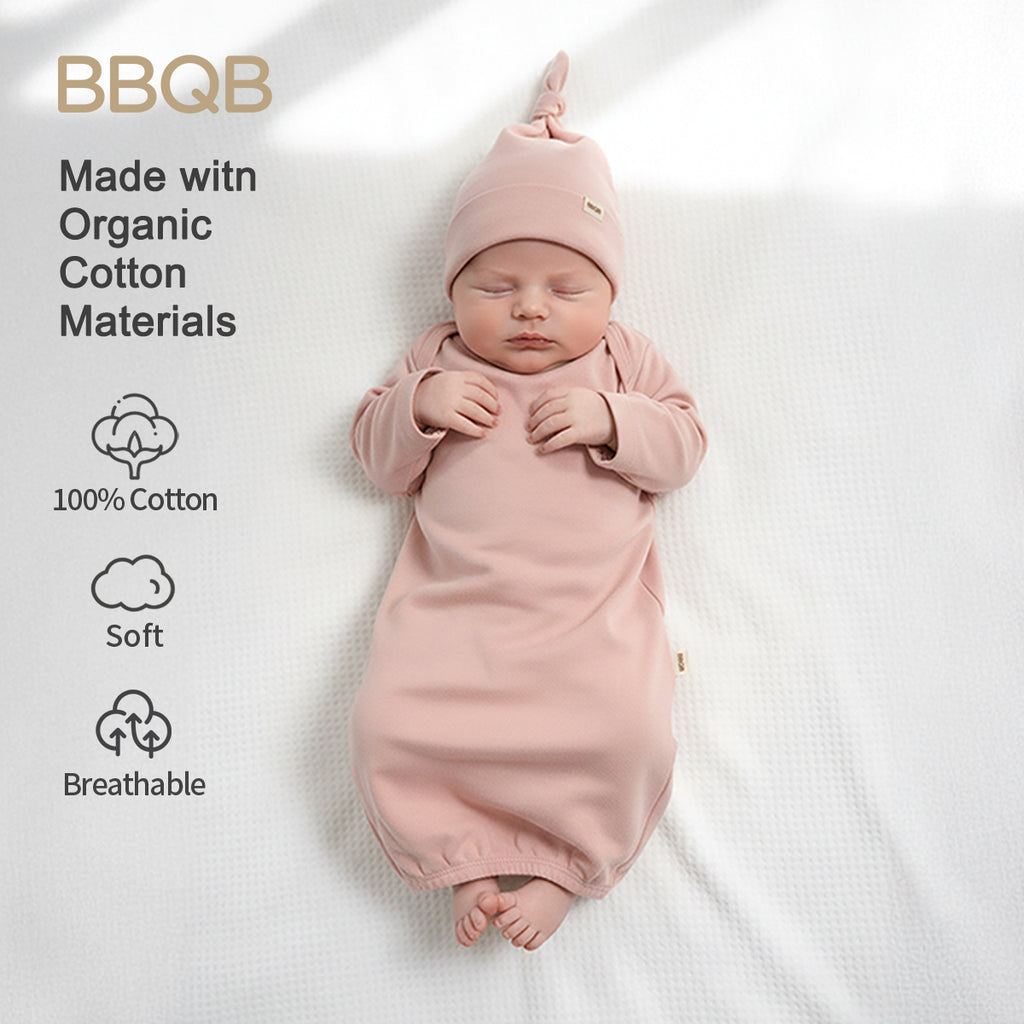 Baby Long-Sleeve Sleep Sack | BBQB Organic Cotton