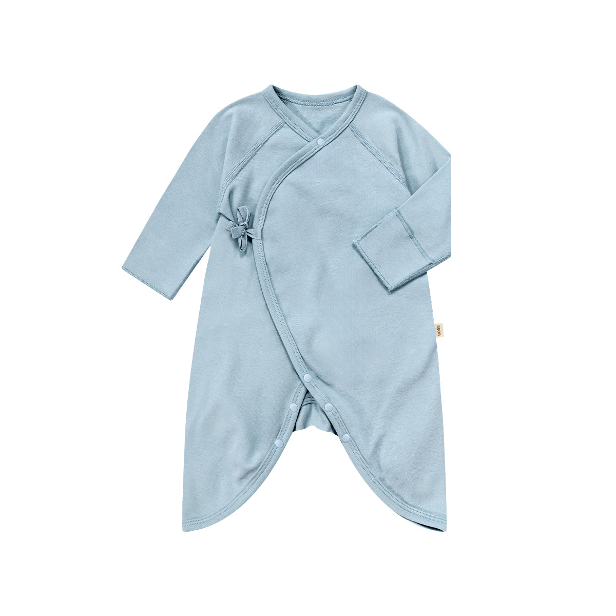 Baby Long-Sleeve Snap-Closure Romper | BBQB Organic Cotton
