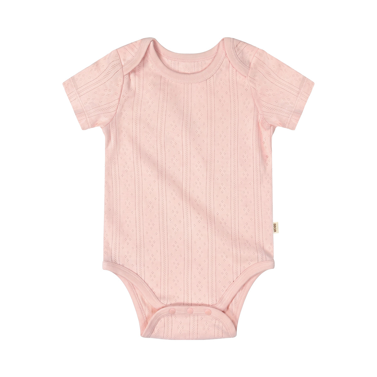 BBQB Organic Cotton Button-up Pointelle Baby Bodysuit