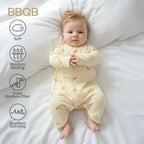 Baby Long-Sleeve Seamless Kimono Romper | BBQB Bamboo Care