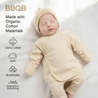 Baby Kimono Long-Sleeve Seamless Wrap-Shirt | BBQB Organic Cotton