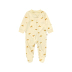 Baby Zip Footed Long-Sleeve Romper | BBQB Bamboo Care
