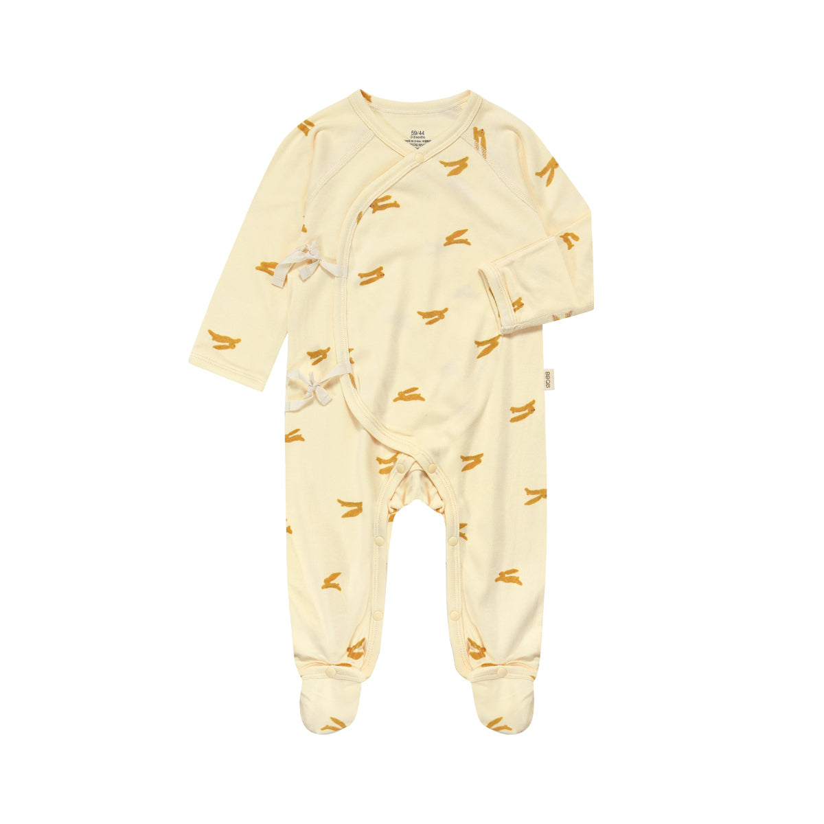 Baby Zip Footed Long-Sleeve Romper | BBQB Bamboo Care