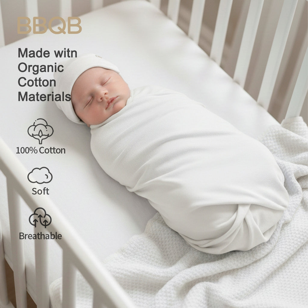 Baby Swaddle Blanket | BBQB Organic Cotton
