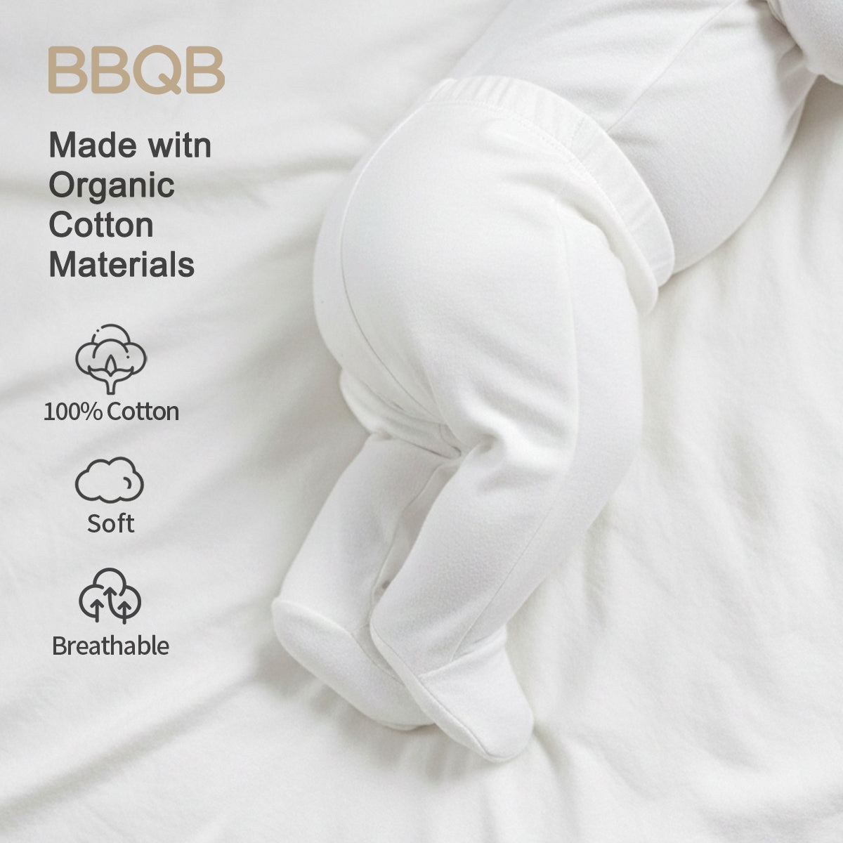 Baby Footed Pants | BBQB Organic Cotton