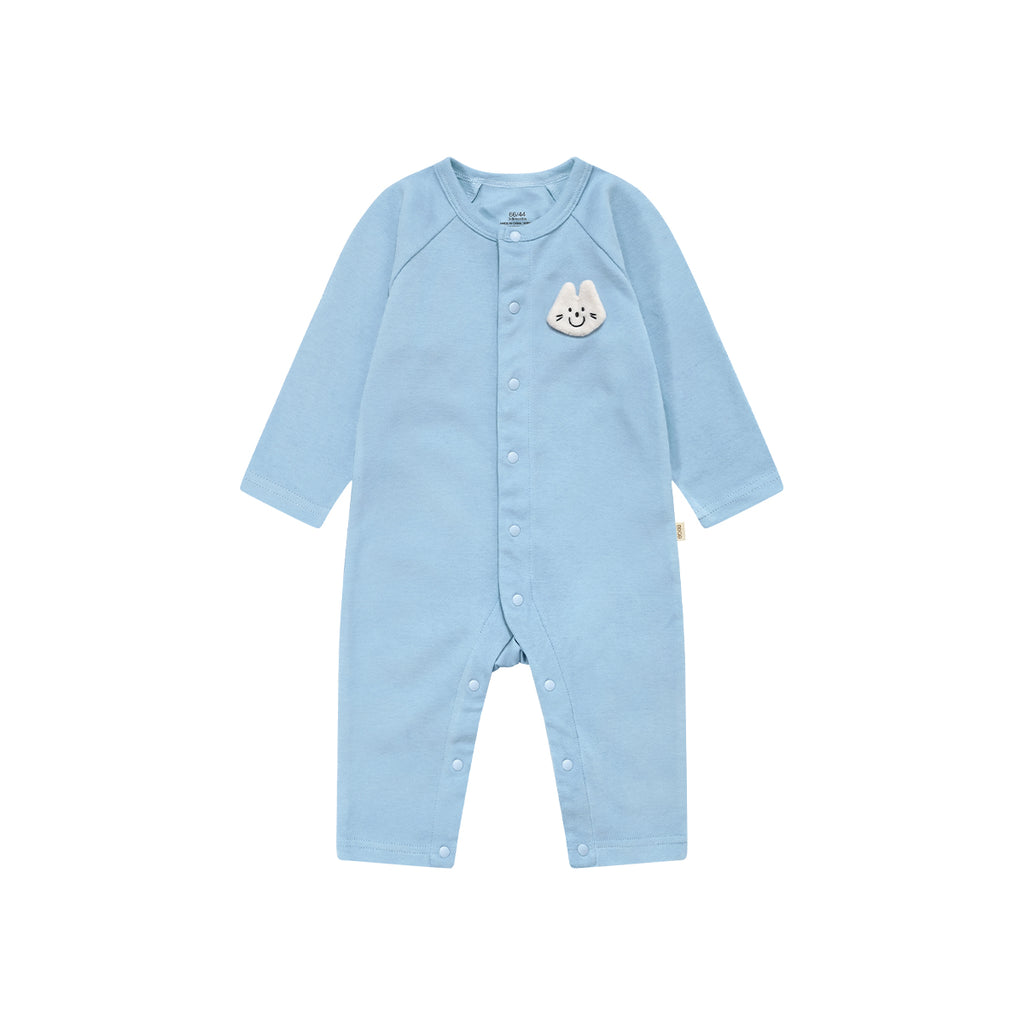 Baby Button-Up Long-Sleeves Romper | BBQB Storybook