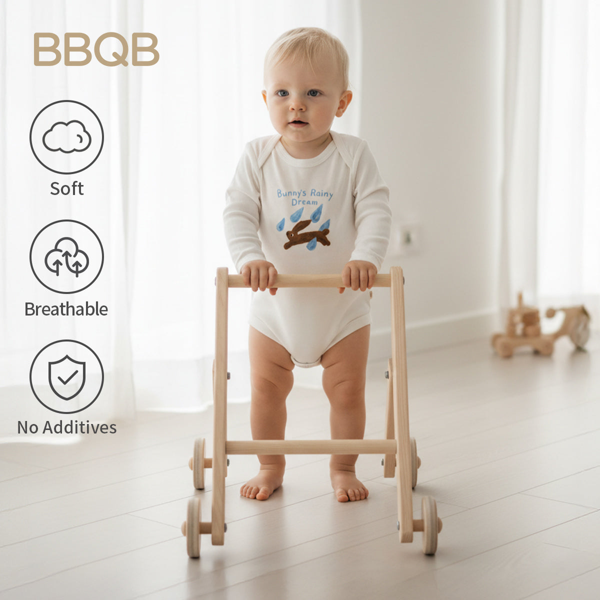 Button-Up Baby Bodysuit | BBQB Storybook