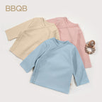 Baby Button Long-Sleeve Kimono Shirt | BBQB Organic Cotton