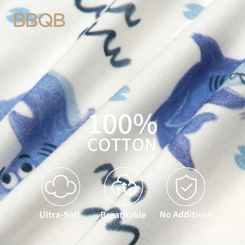 BBQB 2 Pack Baby Zip Growsuit