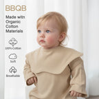Baby Flower-Shaped Bib| BBQB Organic Cotton