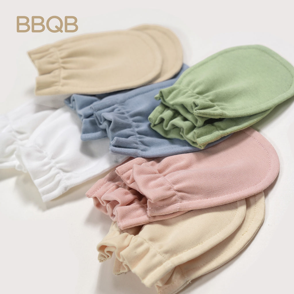 Baby Anti-Scratch Newborn Gloves | BBQB Organic Cotton