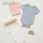 BBQB Organic Cotton Button-up Pointelle Baby Bodysuit