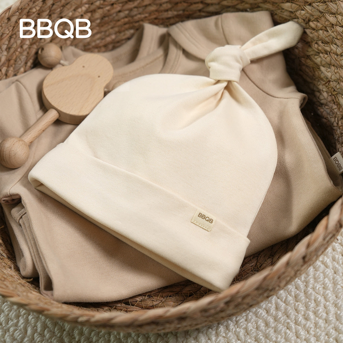 Baby Knotted Beanie Hat | BBQB Organic Cotton