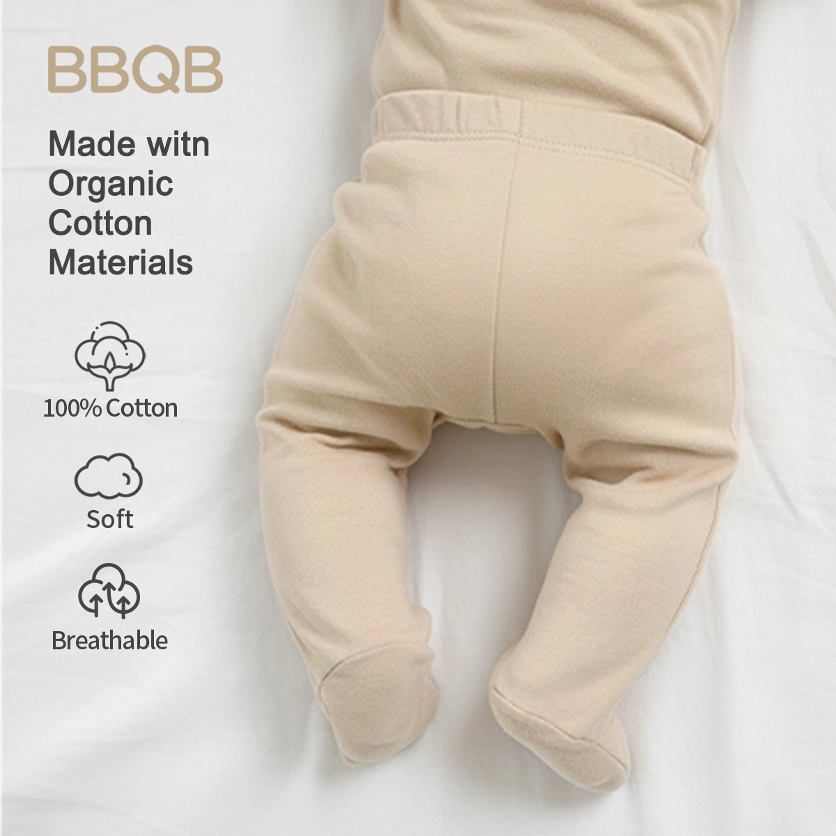 Baby Footed Pants | BBQB Organic Cotton