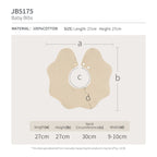 Baby Flower-Shaped Bib| BBQB Organic Cotton