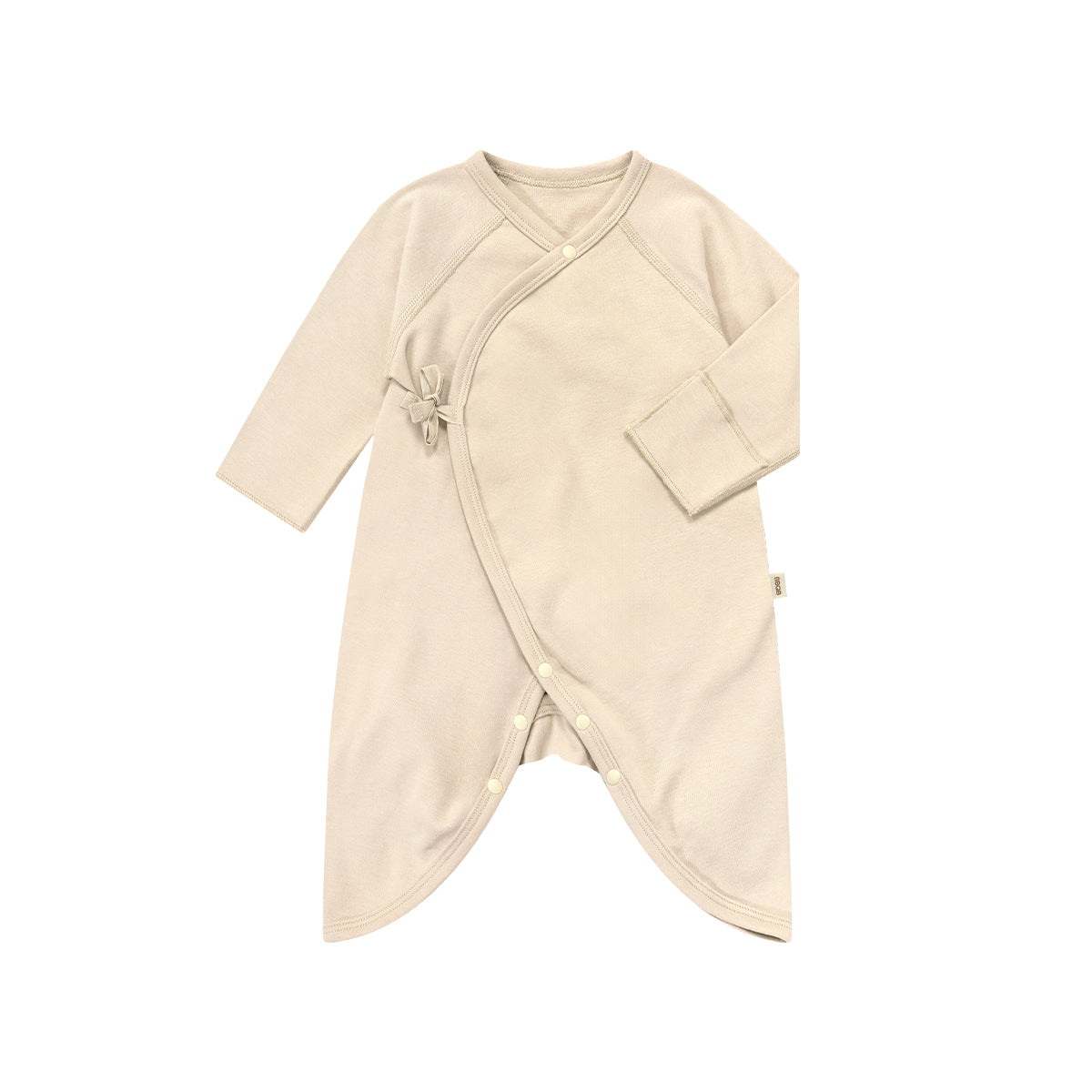 Baby Long-Sleeve Snap-Closure Romper | BBQB Organic Cotton