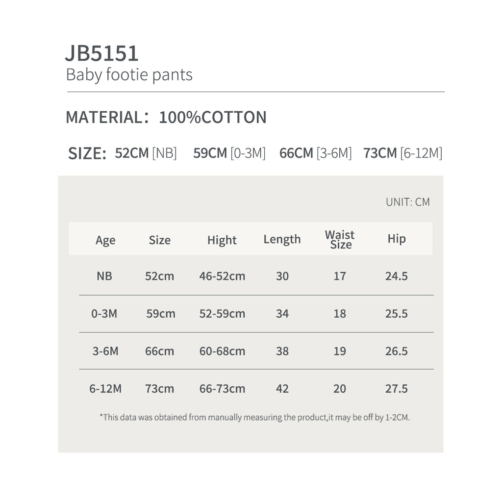 Baby Footed Pants | BBQB Organic Cotton