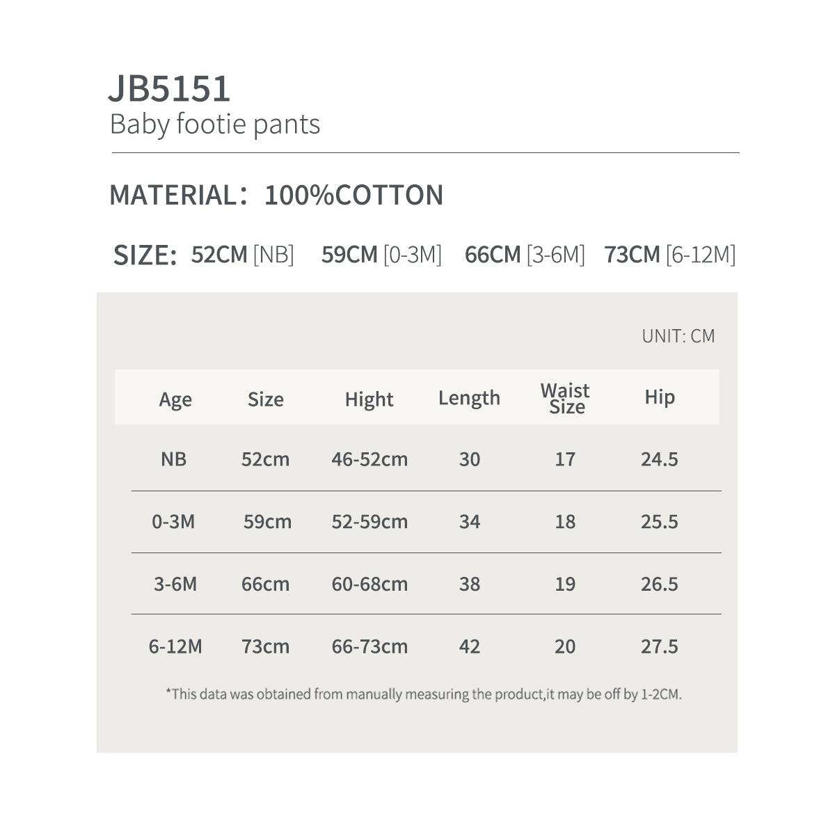 Baby Footed Pants | BBQB Organic Cotton