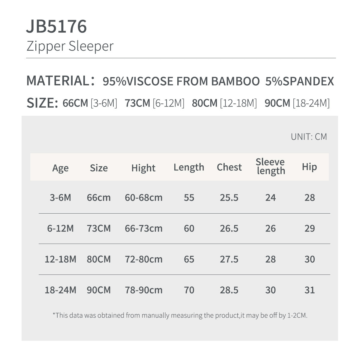 Long-Sleeve Bamboo Zip Romper | BBQB Cloudsoft Bamboo