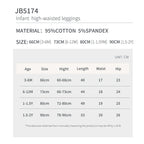 Baby High-Waisted Leggings with Reinforced Knees | BBQB Storybook