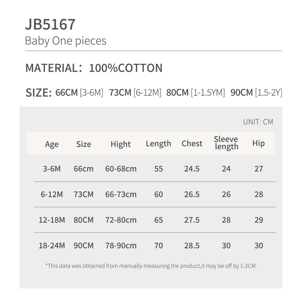 BBQB Storybook Baby Zip-up Bodysuit