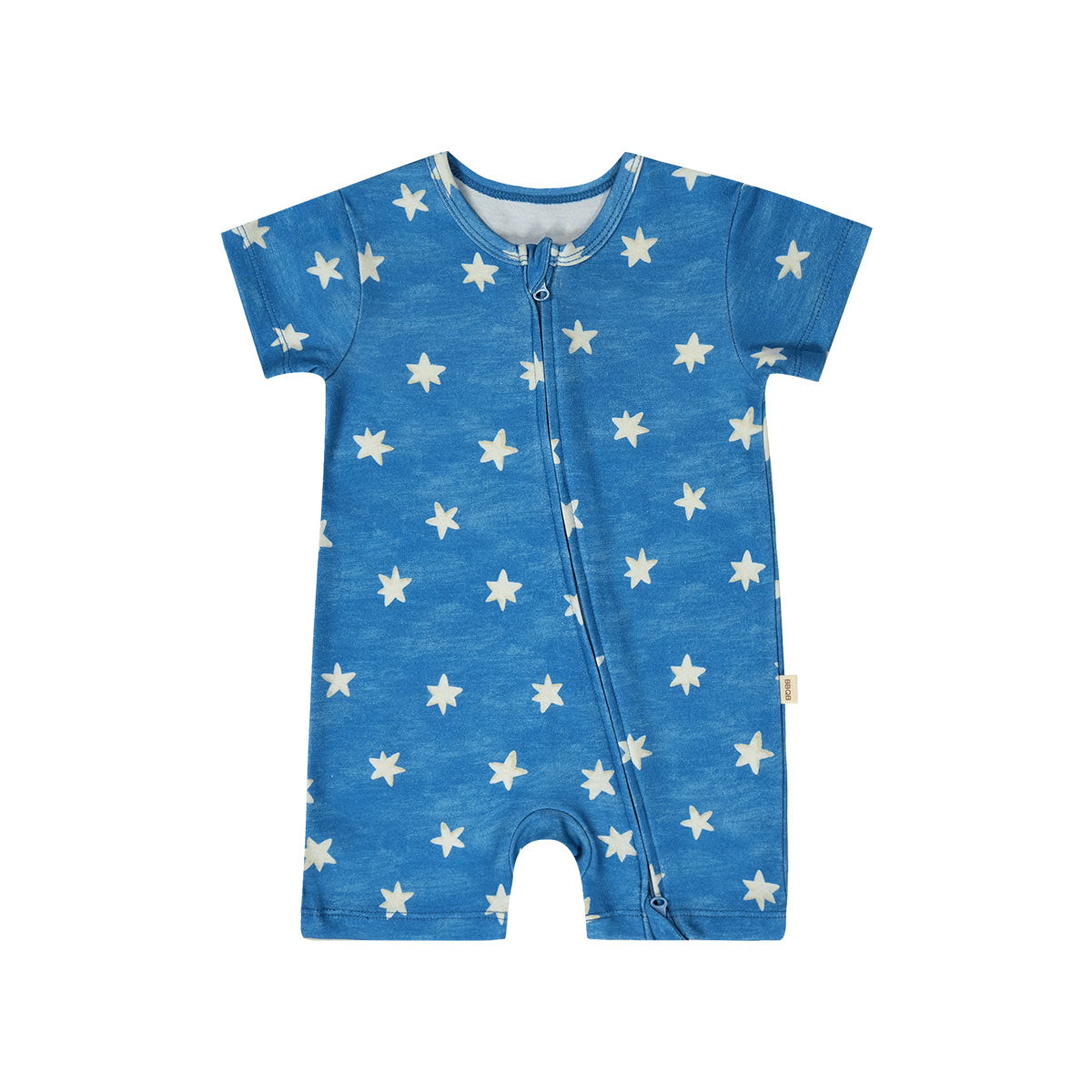 BBQB Inspired Zip-up Baby Short-Sleeve Romper