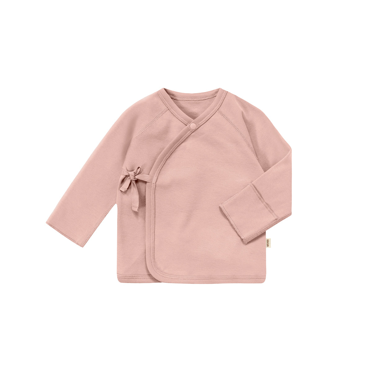 Baby Kimono Long-Sleeve Seamless Wrap-Shirt | BBQB Organic Cotton