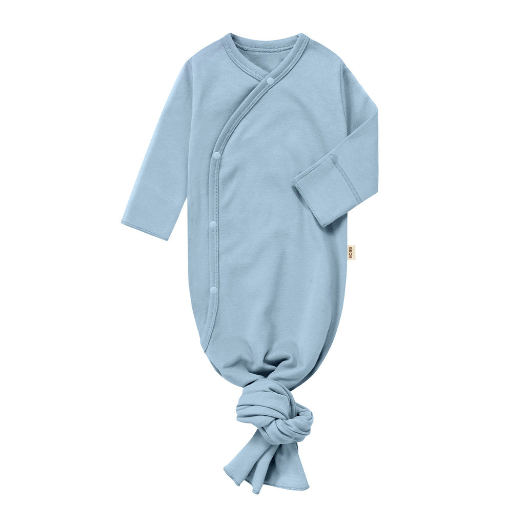Baby Long-Sleeve Knotted Sleep Sack | BBQB Organic Cotton