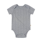 BBQB Organic Cotton Button-up Pointelle Baby Bodysuit