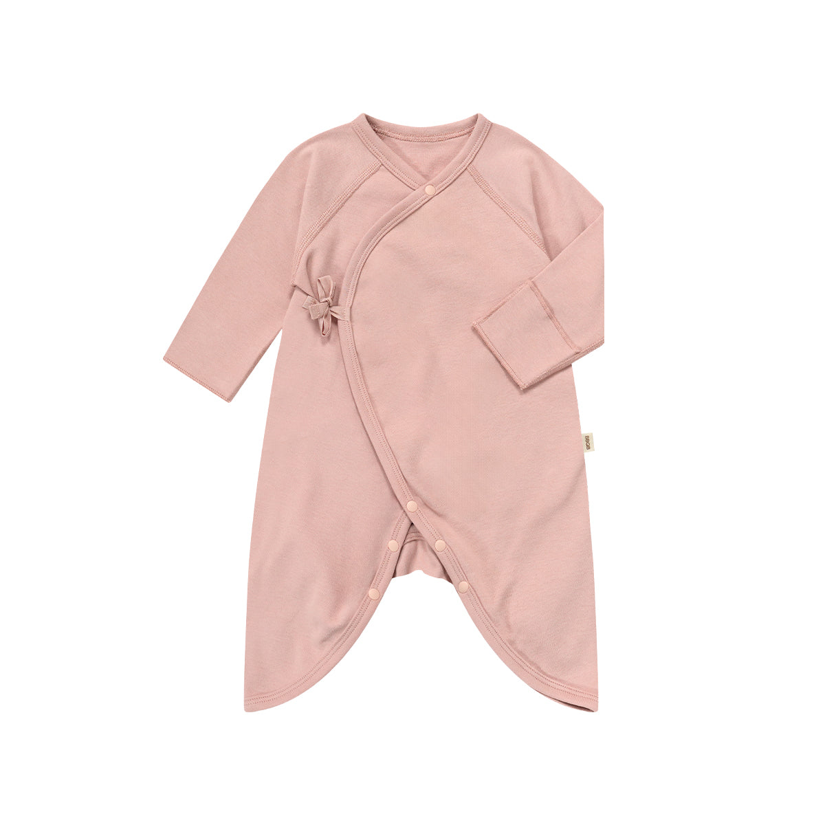 Baby Long-Sleeve Snap-Closure Romper | BBQB Organic Cotton