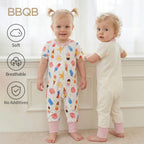 BBQB 2 Pack Baby Zip Growsuit