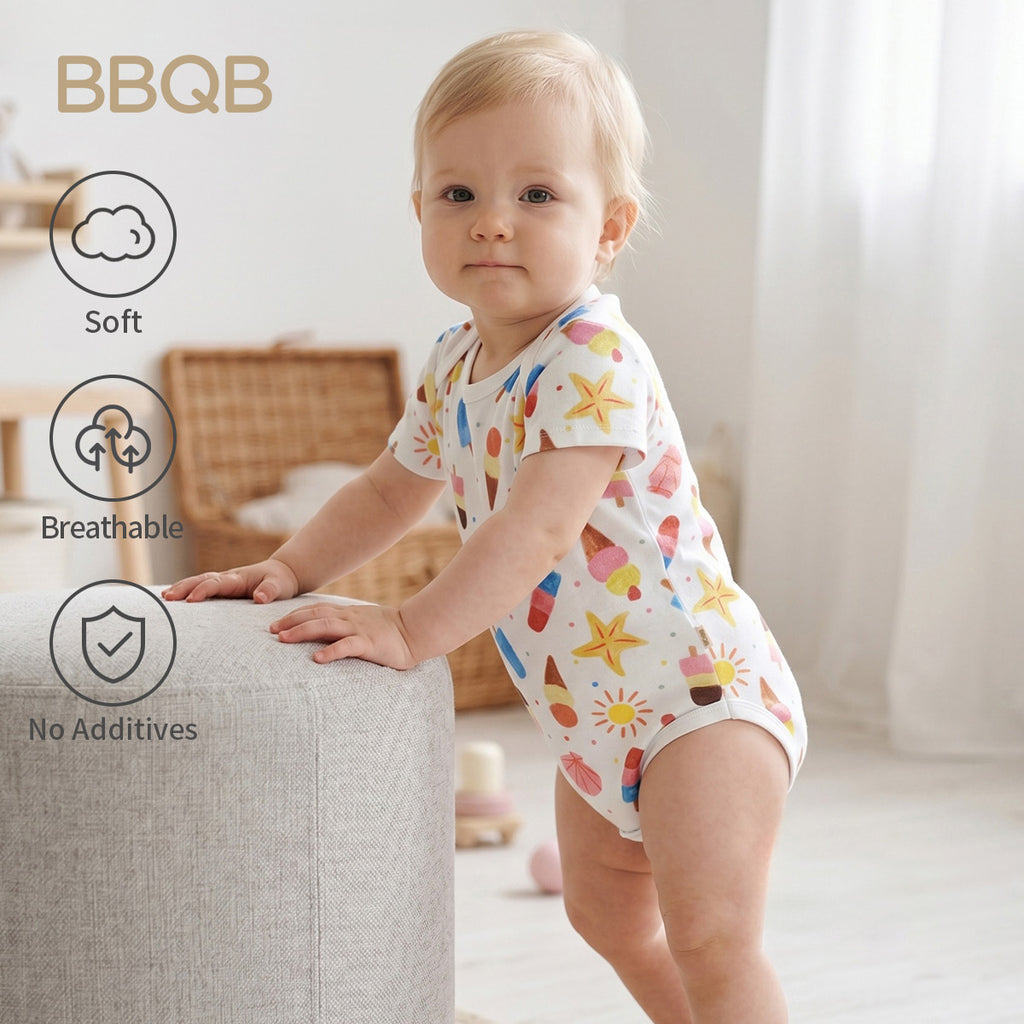 BBQB Inspired Button-up Baby Bodysuit