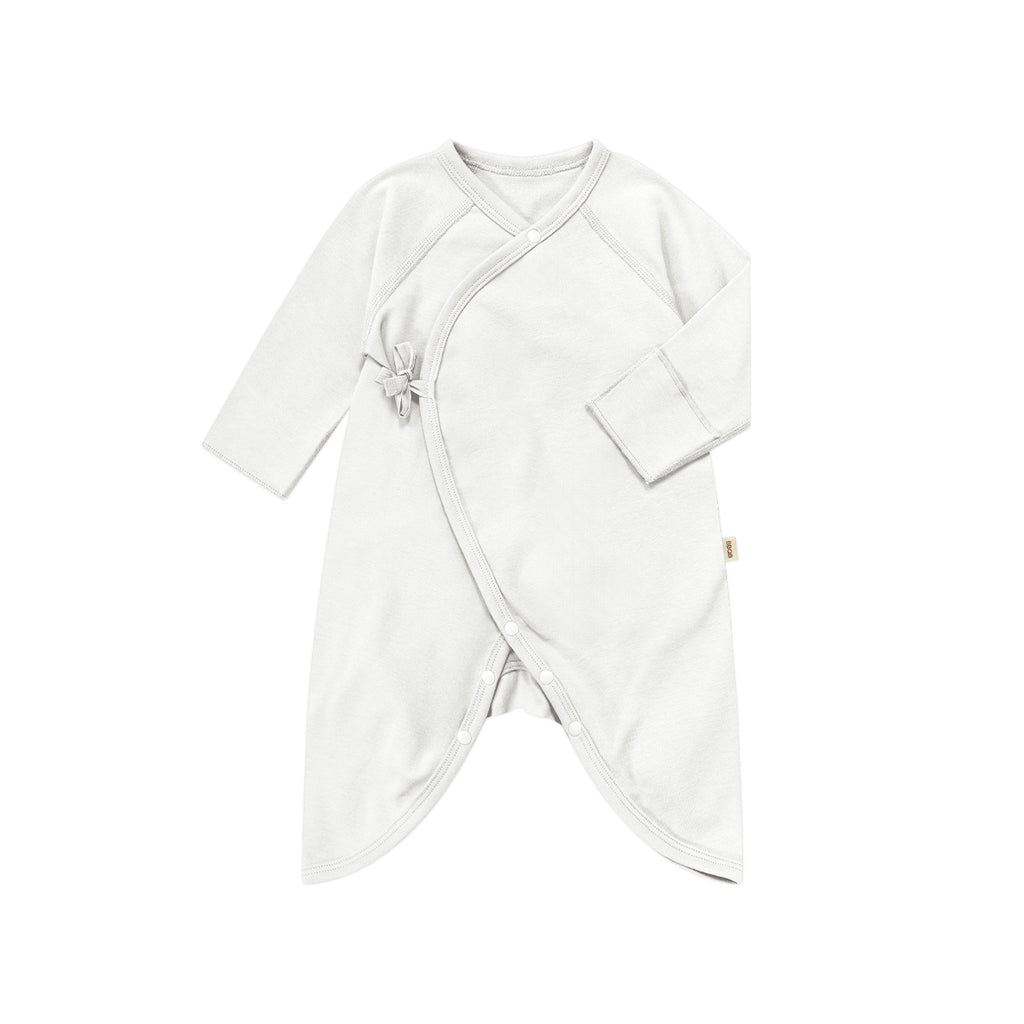 Baby Long-Sleeve Snap-Closure Romper | BBQB Organic Cotton