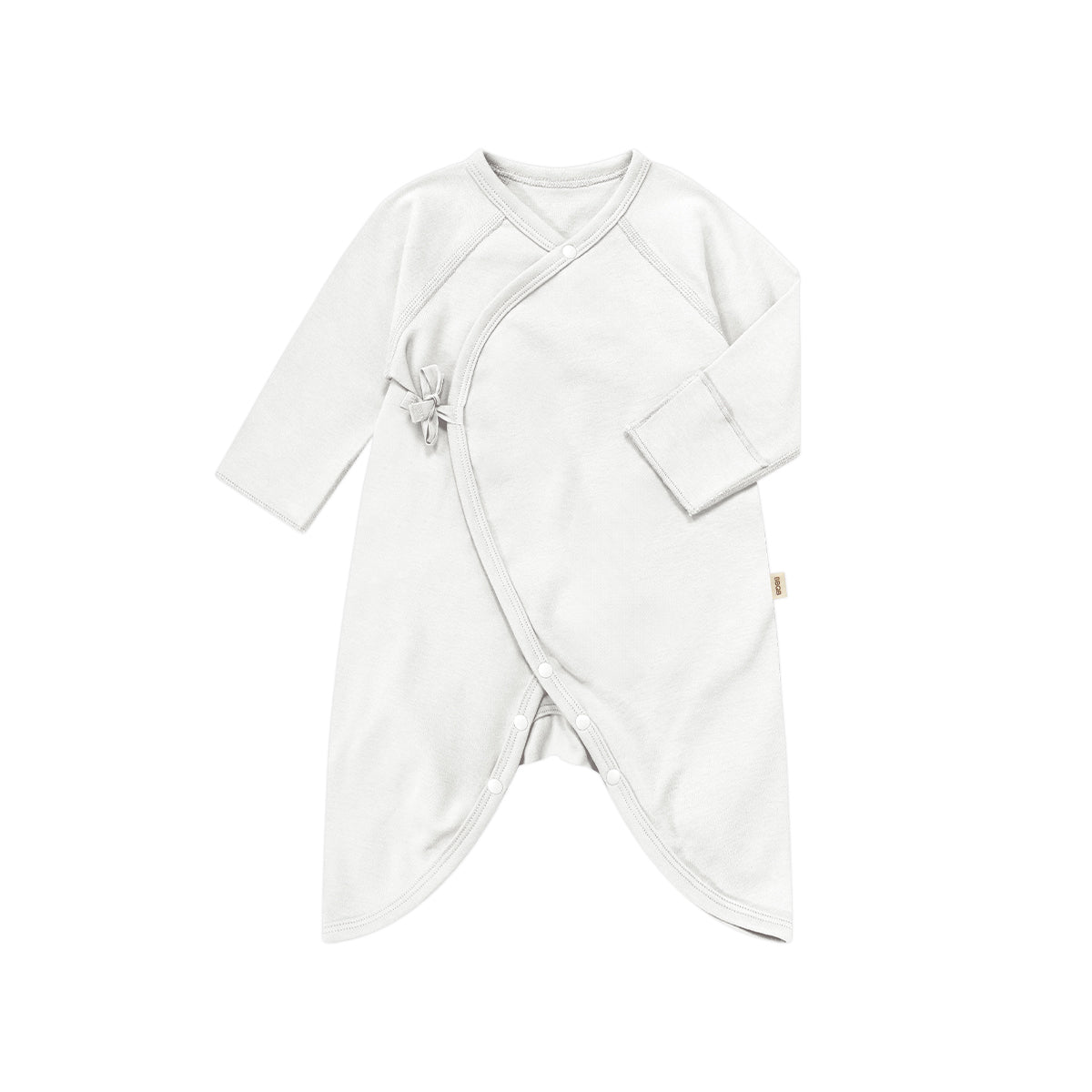Baby Long-Sleeve Snap-Closure Romper | BBQB Organic Cotton