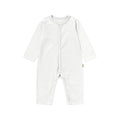 Baby Button Long-Sleeve Romper | BBQB Organic Cotton