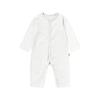 Baby Button Long-Sleeve Romper | BBQB Organic Cotton