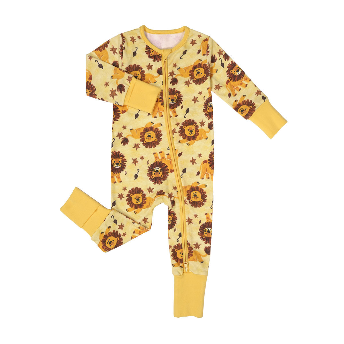 BBQB Inspired Zip-up Baby Long-Sleeve Romper